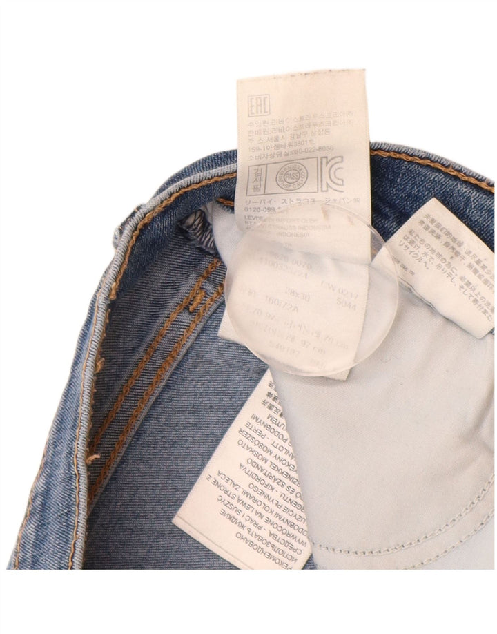 Levi's Womens 311 Shaping Skinny Jeans W28 L30 Blue Cotton