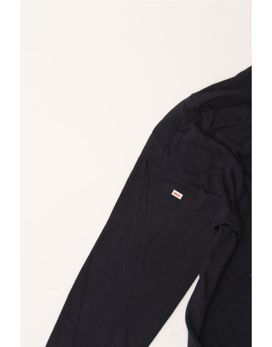 EDDIE BAUER Mens V-Neck Jumper Sweater XL Navy Blue Cotton Vintage Eddie Bauer and Second-Hand Eddie Bauer from Messina Hembry 