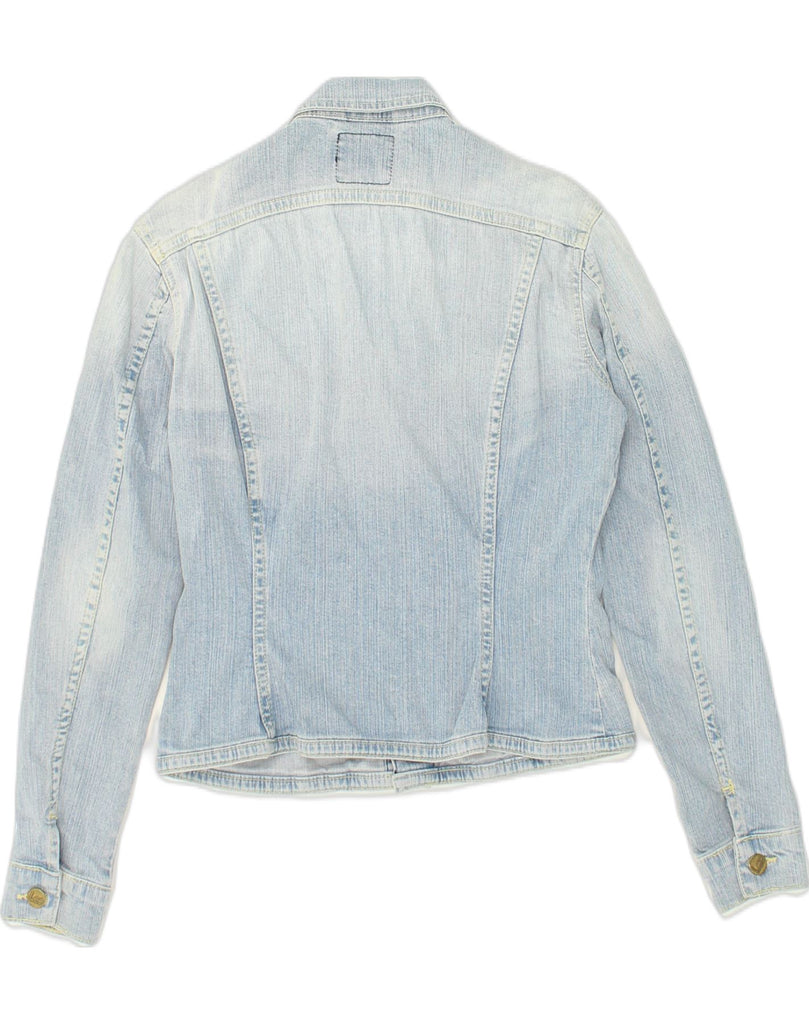 LEE Womens Denim Jacket UK 14 Medium Blue | Vintage Lee | Thrift | Second-Hand Lee | Used Clothing | Messina Hembry 