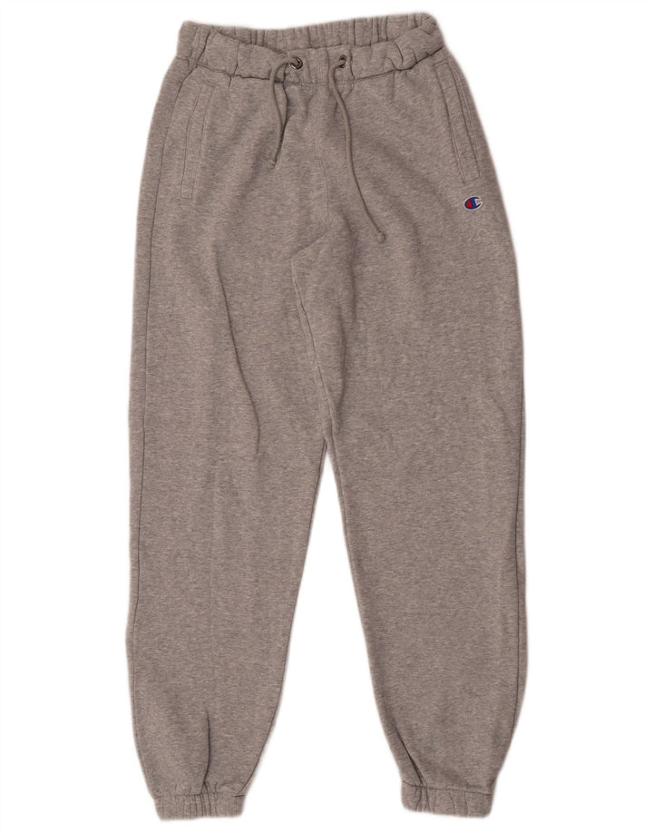 Champion Mens Tracksuit Trousers Joggers Small Grey Cotton