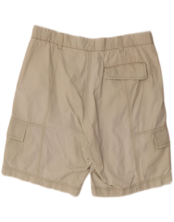 CHAMPION Mens Cargo Shorts Medium W32 Beige Cotton