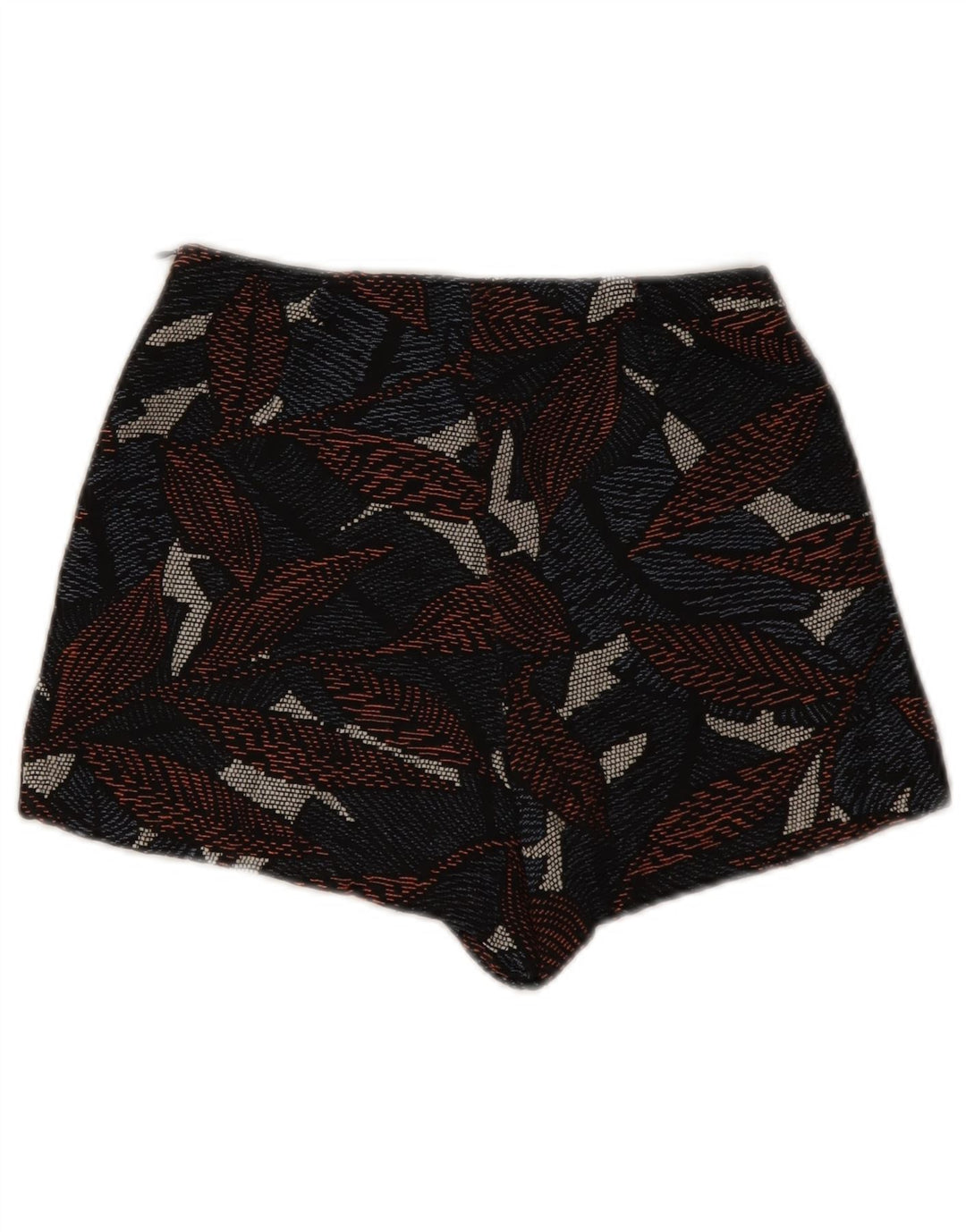 Zara Womens Trafaluc Abstract Pattern Shorts XS W24 Multicoloured
