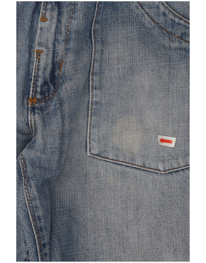 Lee Mens Dillon Patch Straight Jeans W30 L29 Blue Cotton