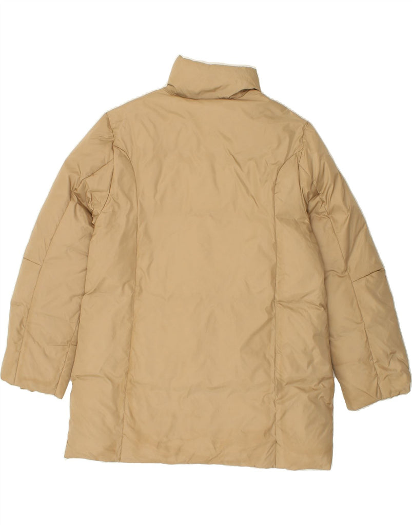 DIADORA Womens Oversized Padded Coat UK 10 Small Beige Polyester Vintage Diadora and Second-Hand Diadora from Messina Hembry 