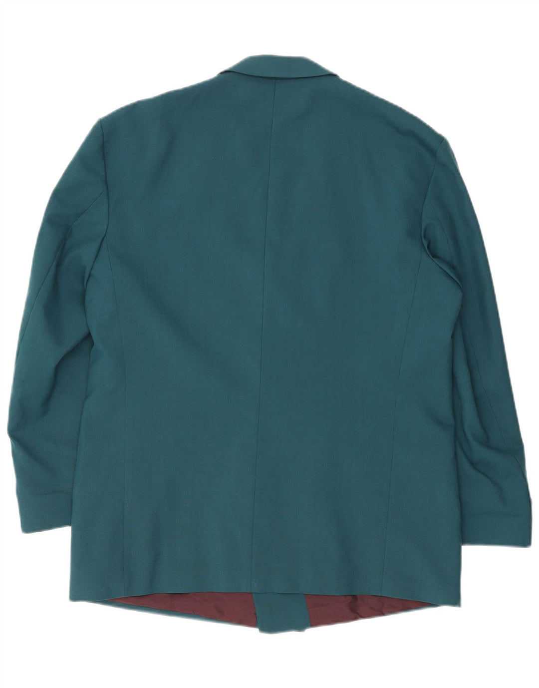 VIP Mens Double Breasted Blazer Jacket IT 52 XL Green Wool