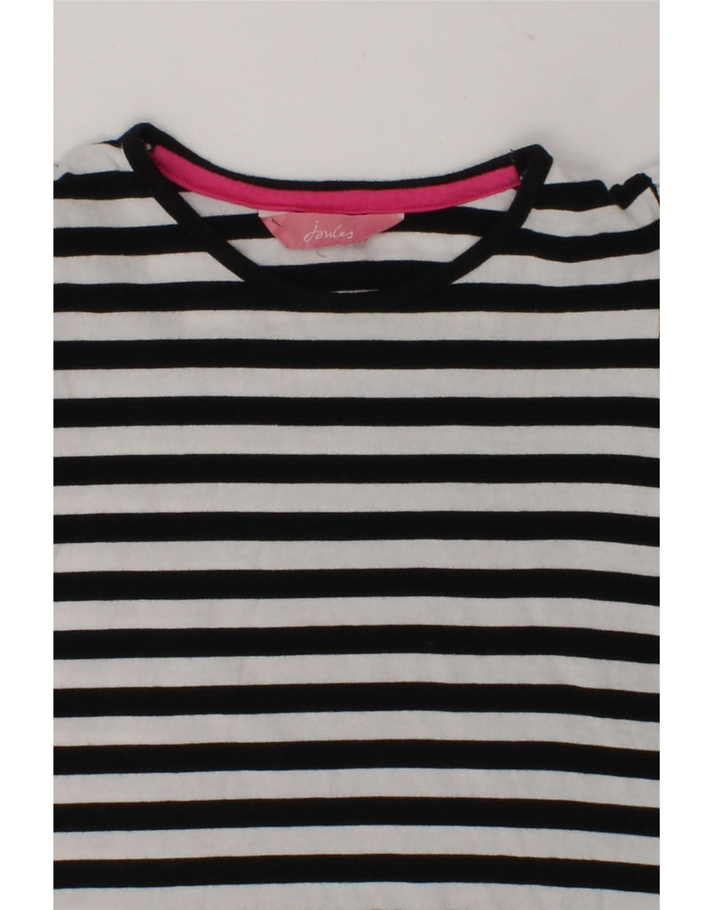 JOULES Girls Tunic Top 2-3 Years Black Striped | Vintage Joules | Thrift | Second-Hand Joules | Used Clothing | Messina Hembry 