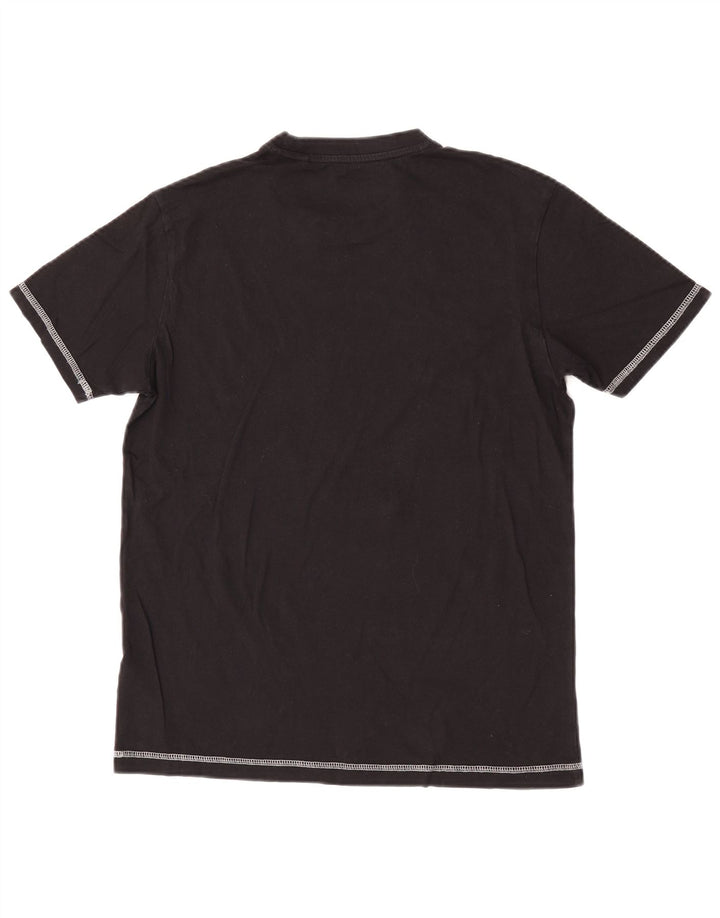 Penguin Mens T-Shirt Top Medium Black Cotton