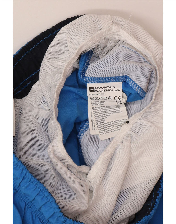 Mountain Warehouse Mens Swimming Shorts XS Blue Polyester