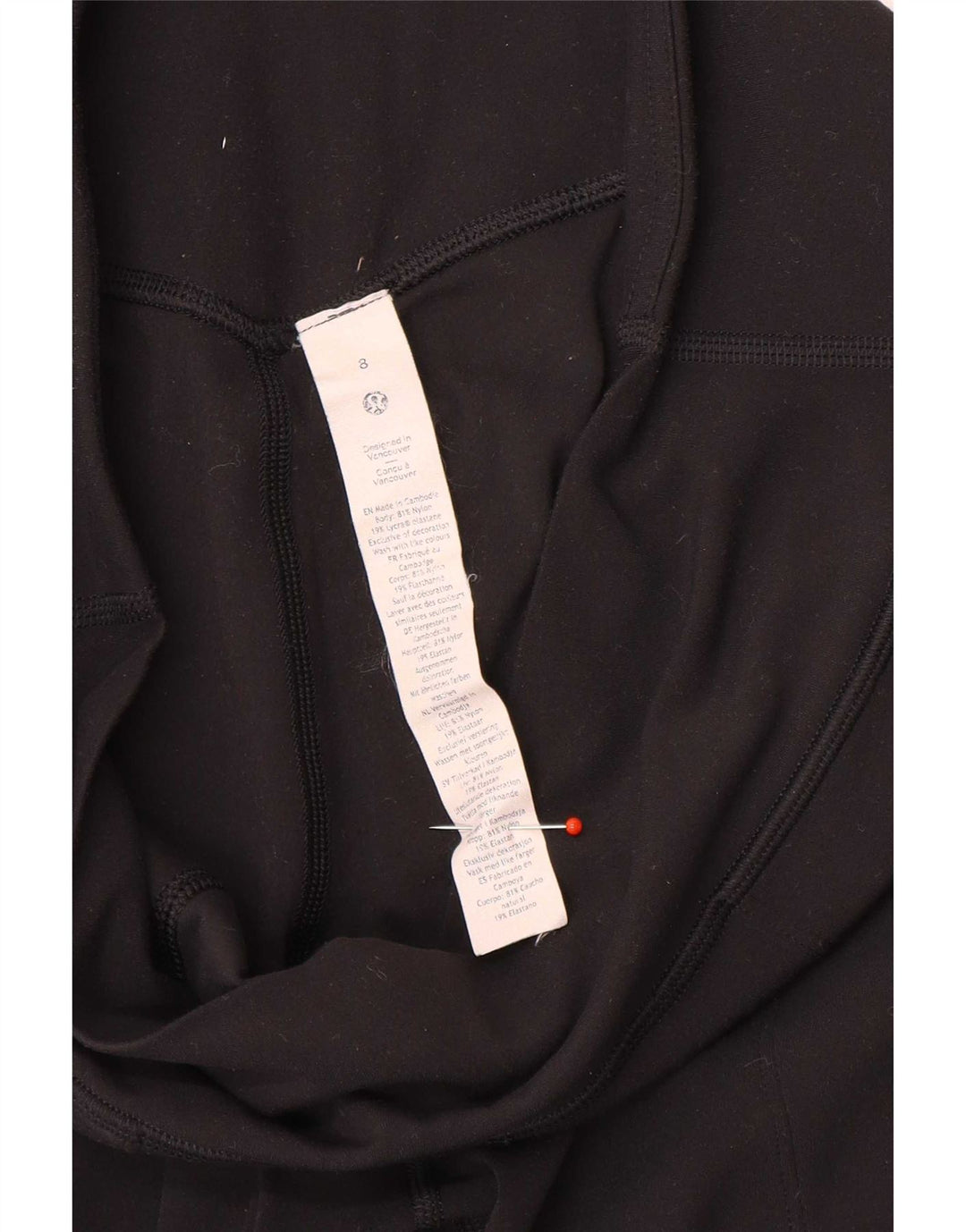Lululemon Womens Tracksuit Trousers Joggers US 8 Medium Black Nylon