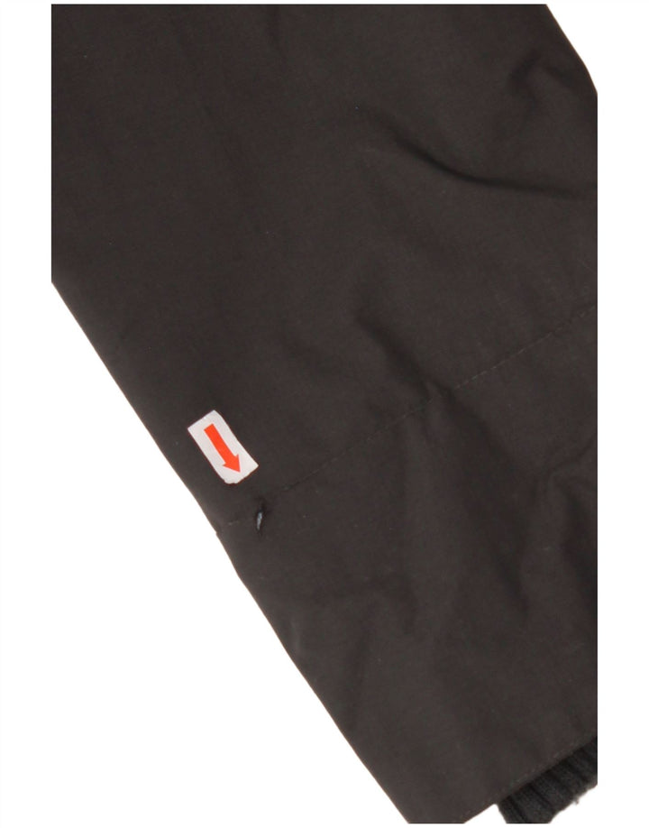 SUPERDRY Womens Hooded Windbreaker Jacket UK 18 XL Black Nylon