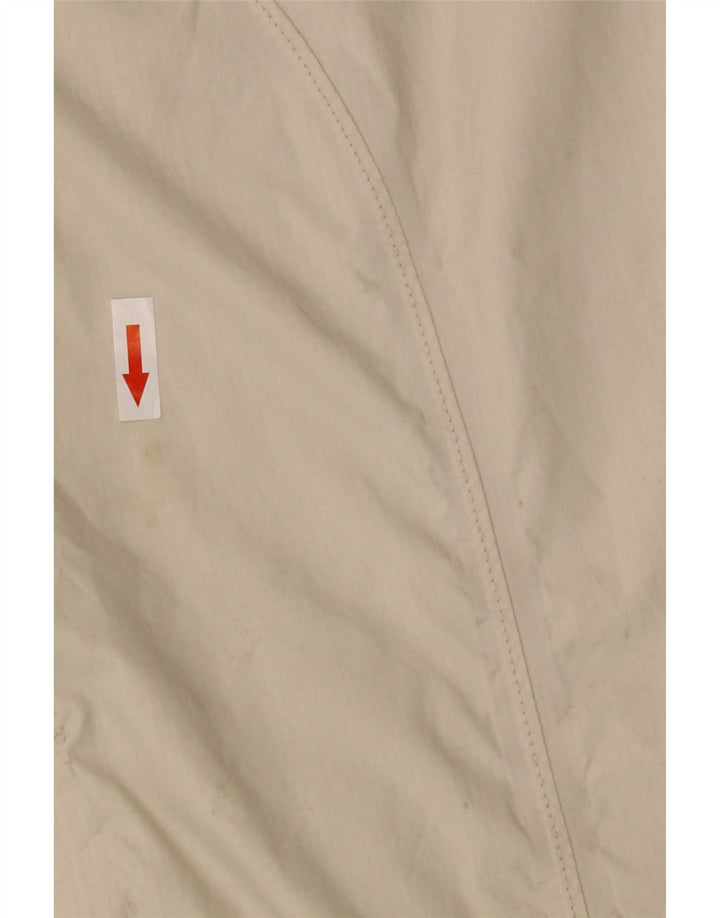 The North Face Womens Hooded Rain Jacket UK 14 Medium White Nylon