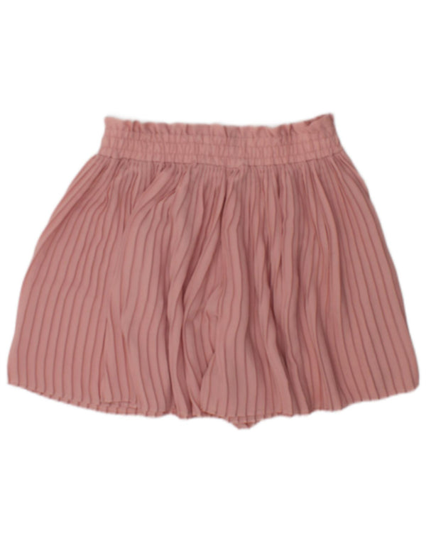 Zara Womens Cullotes Shorts Medium W28  Pink Polyester