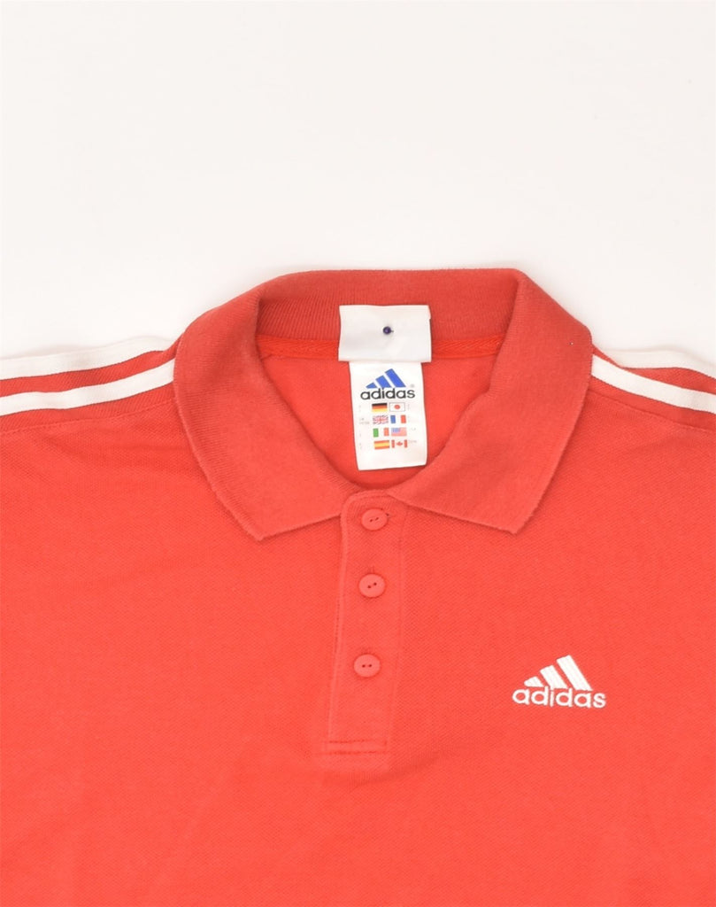 ADIDAS Mens Polo Shirt UK 34/36 Small Red Cotton | Vintage Adidas | Thrift | Second-Hand Adidas | Used Clothing | Messina Hembry 