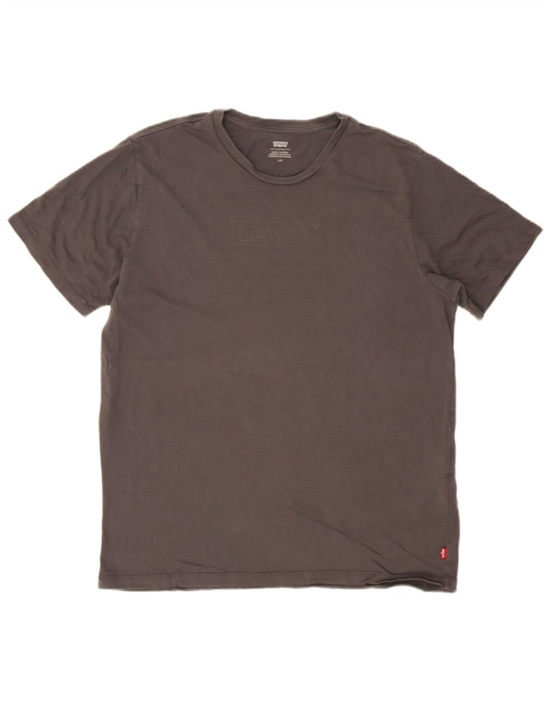 Levi's Mens Graphic T-Shirt Top Large Grey Cotton