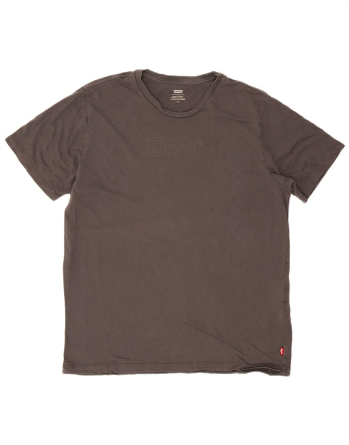Levi's Mens Graphic T-Shirt Top Large Grey Cotton
