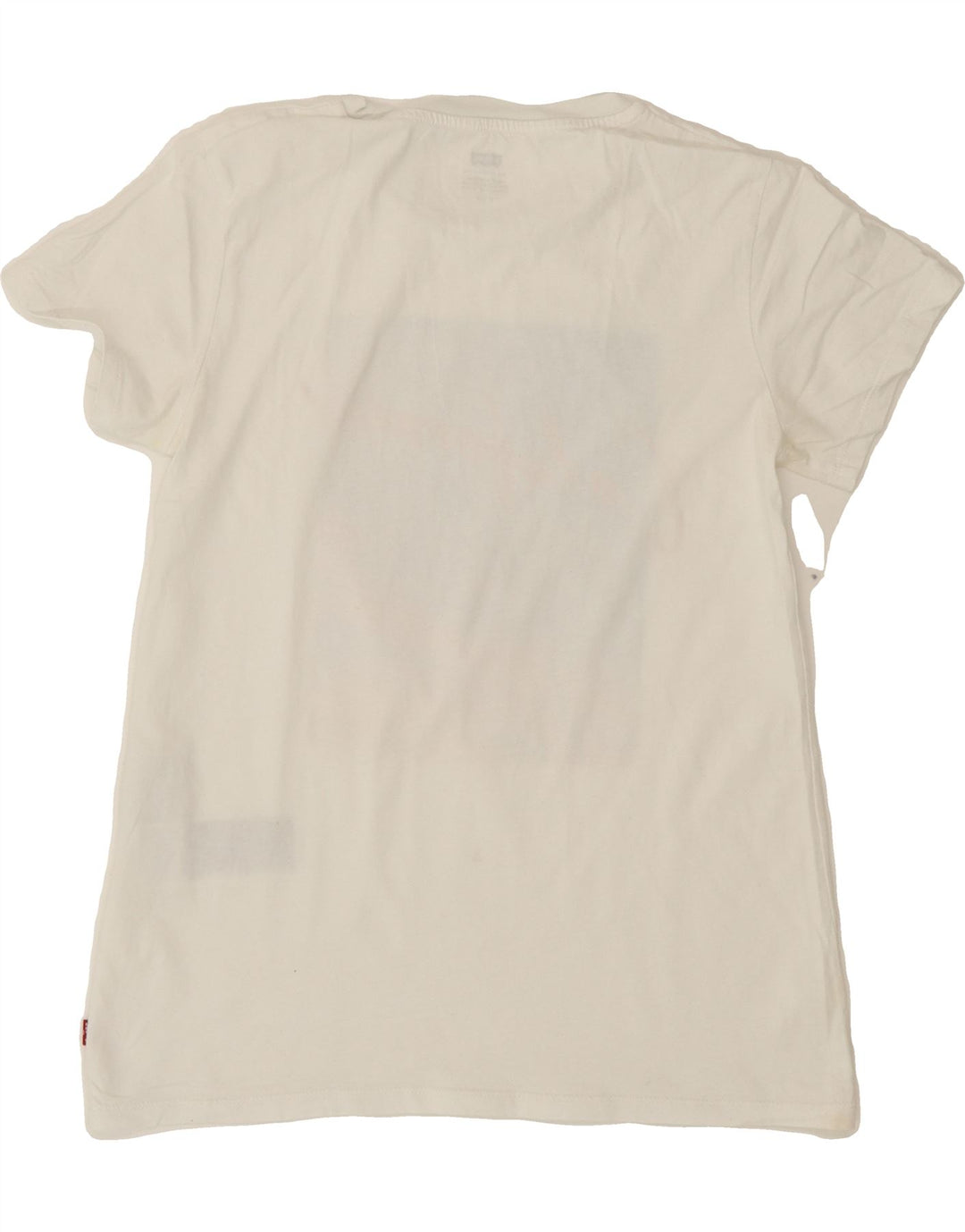 LEVI'S Mens Graphic T-Shirt Top Small White Cotton Vintage Levi's and Second-Hand Levi's from Messina Hembry 