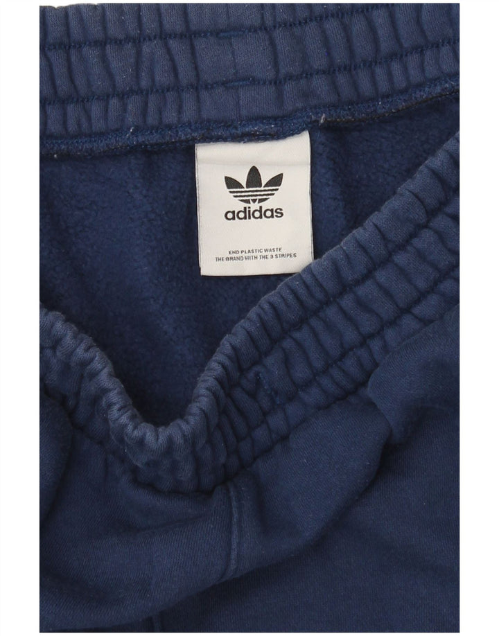 Adidas Mens Graphic Tracksuit Trousers Joggers Medium  Navy Blue