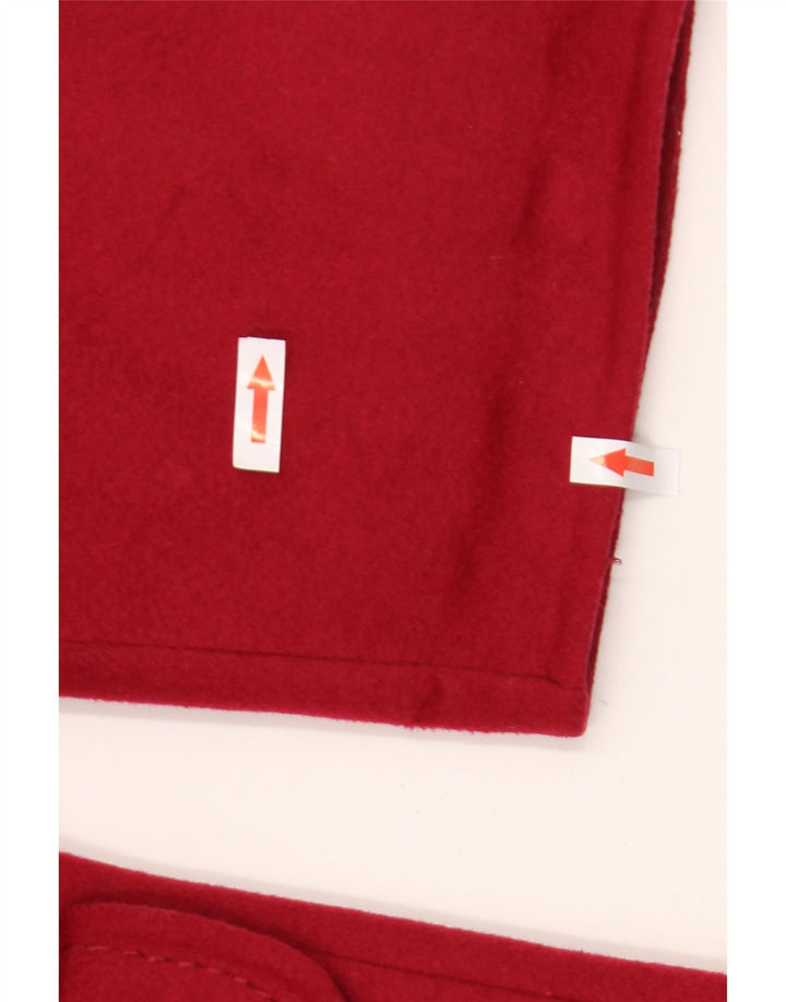 Vintage Womens Oversized Overcoat IT 53 2XL Red Wool