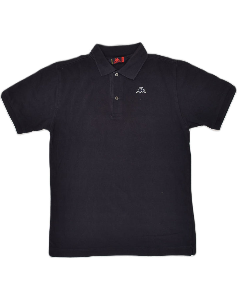 KAPPA Mens Polo Shirt Small Black Cotton | Vintage Kappa | Thrift | Second-Hand Kappa | Used Clothing | Messina Hembry 