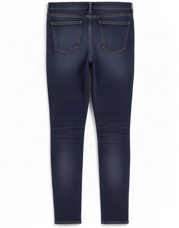 Gap Womens Skinny Jeans US 10 Large W30 L27 Navy Blue Lyocell
