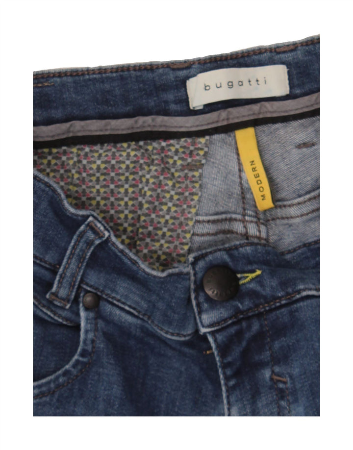 BUGATTI Womens Modern Skinny Jeans W30 L34 Blue Cotton Vintage Bugatti and Second-Hand Bugatti from Messina Hembry 