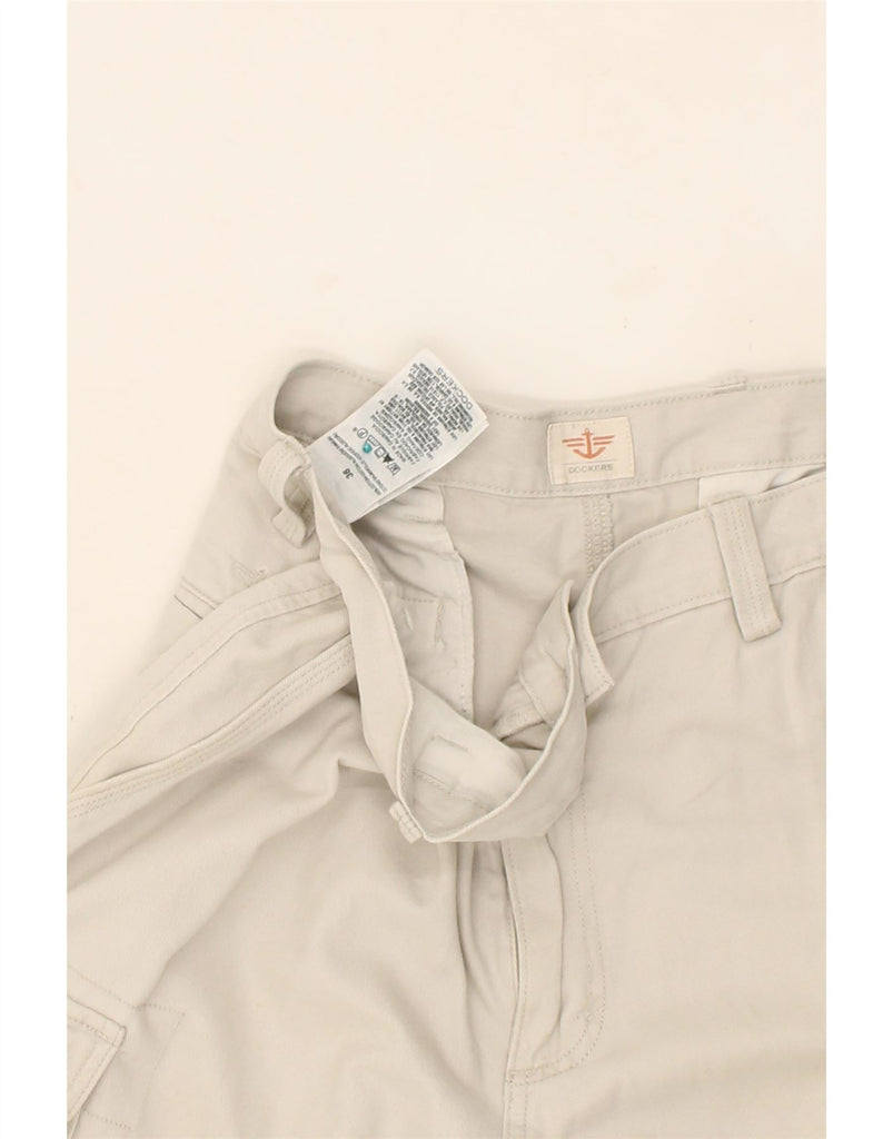 DOCKERS Mens Cargo Shorts W36 Large  White Cotton Vintage Dockers and Second-Hand Dockers from Messina Hembry 