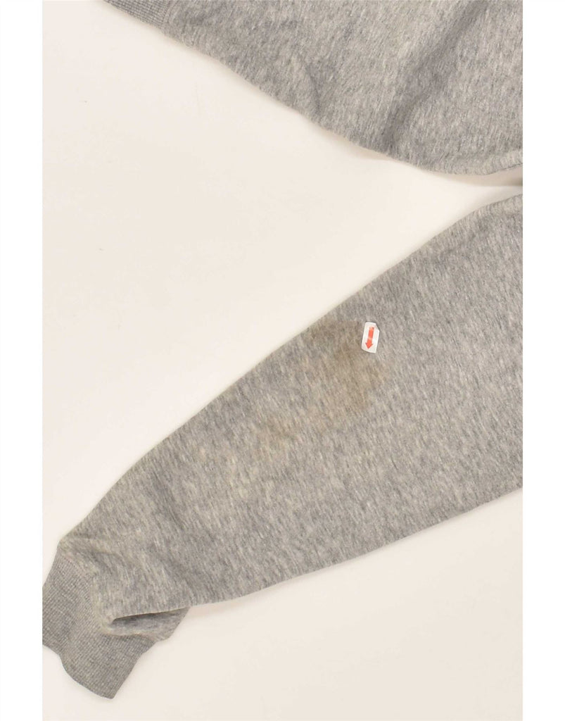 KAPPA Mens Hoodie Jumper Medium Grey Colourblock Cotton Vintage Kappa and Second-Hand Kappa from Messina Hembry 