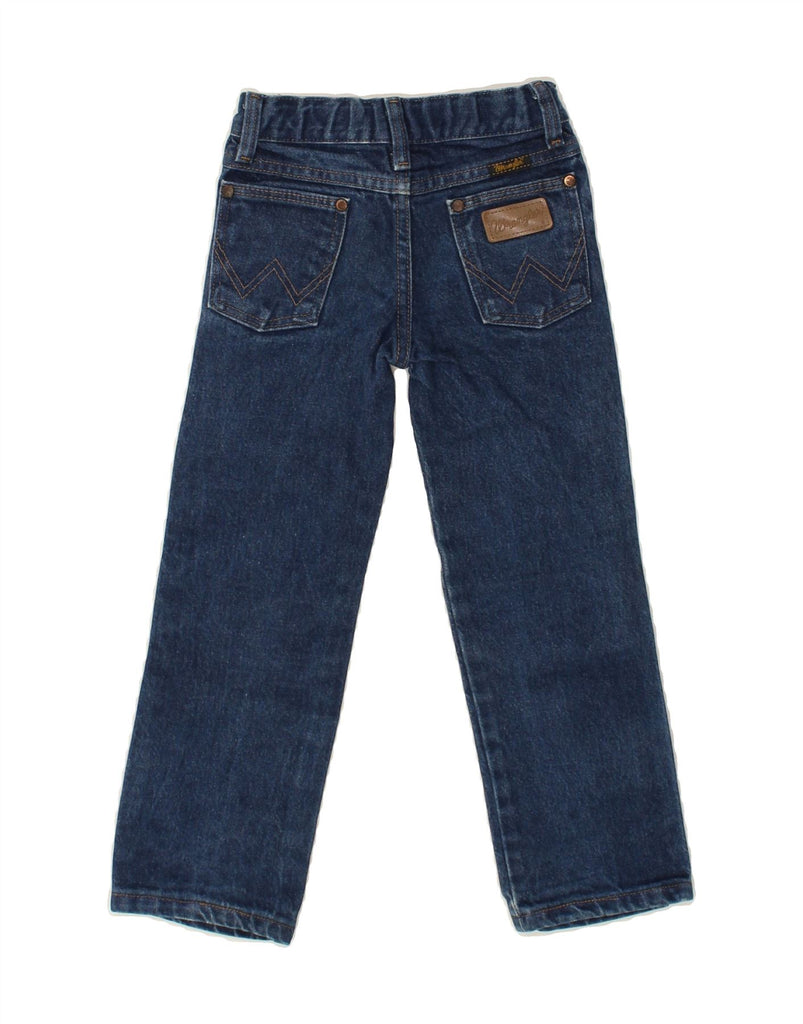 WRANGLER Boys Slim Straight Jeans 4-5 Years W20 L18  Blue Cotton | Vintage Wrangler | Thrift | Second-Hand Wrangler | Used Clothing | Messina Hembry 