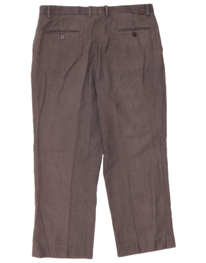 PIERRE CARDIN Mens Pegged Chino Trousers W36 L26 Grey