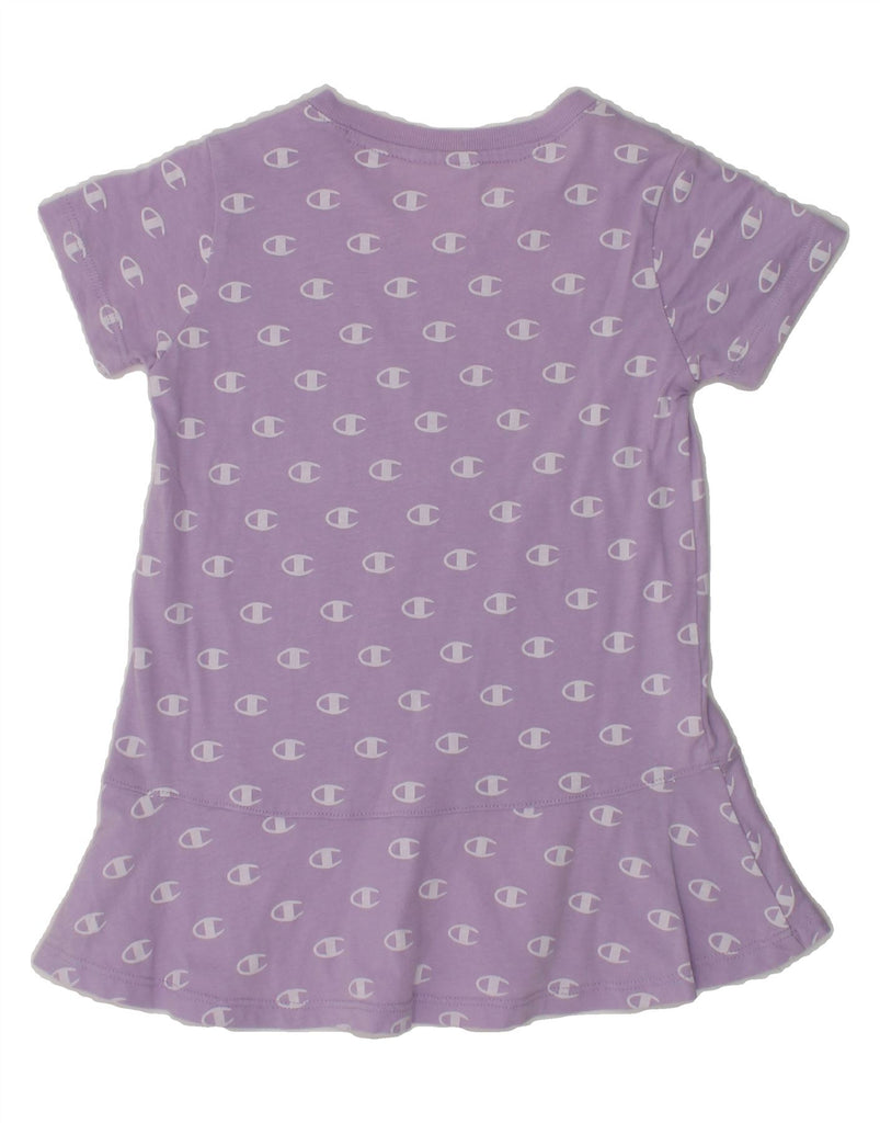 CHAMPION Baby Girls Graphic T-Shirt Dress 12-18 Months Medium  Purple | Vintage Champion | Thrift | Second-Hand Champion | Used Clothing | Messina Hembry 