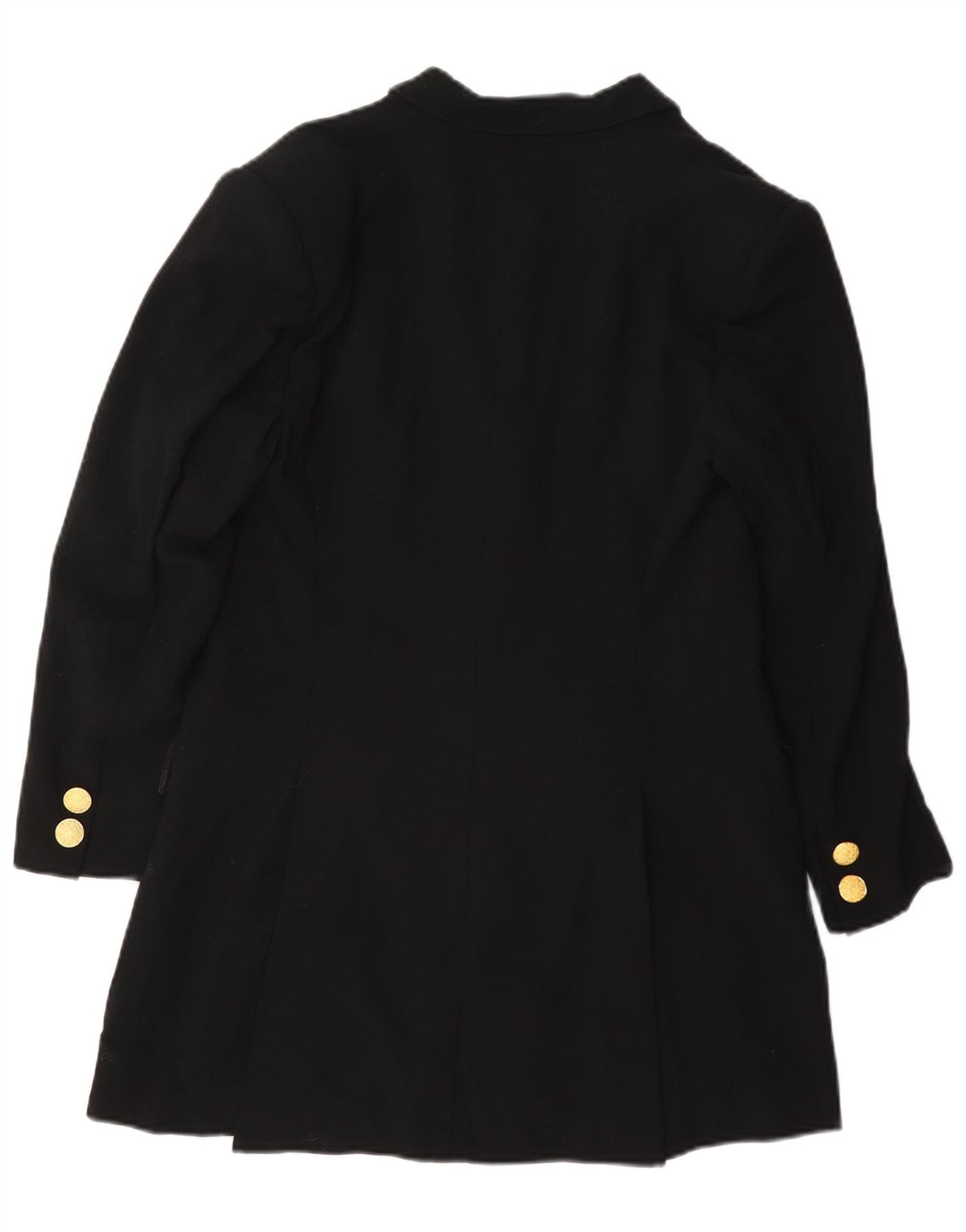 Ratti Womens Longline 3 Button Blazer Jacket IT 44 Medium Black Wool