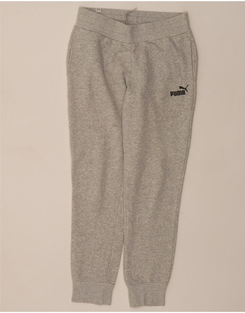 PUMA Womens Tracksuit Trousers Joggers UK 10 Small Grey Flecked Cotton Vintage Puma and Second-Hand Puma from Messina Hembry 