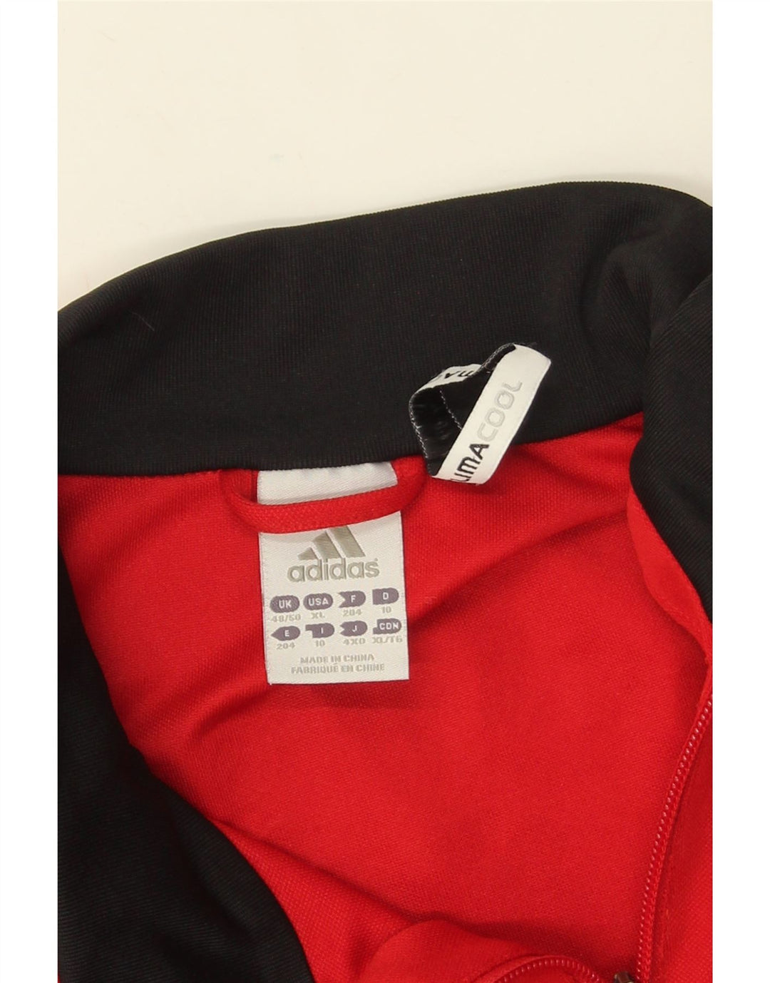 Adidas Mens Climacool Graphic Pullover Tracksuit Top UK 48/50 XL Red