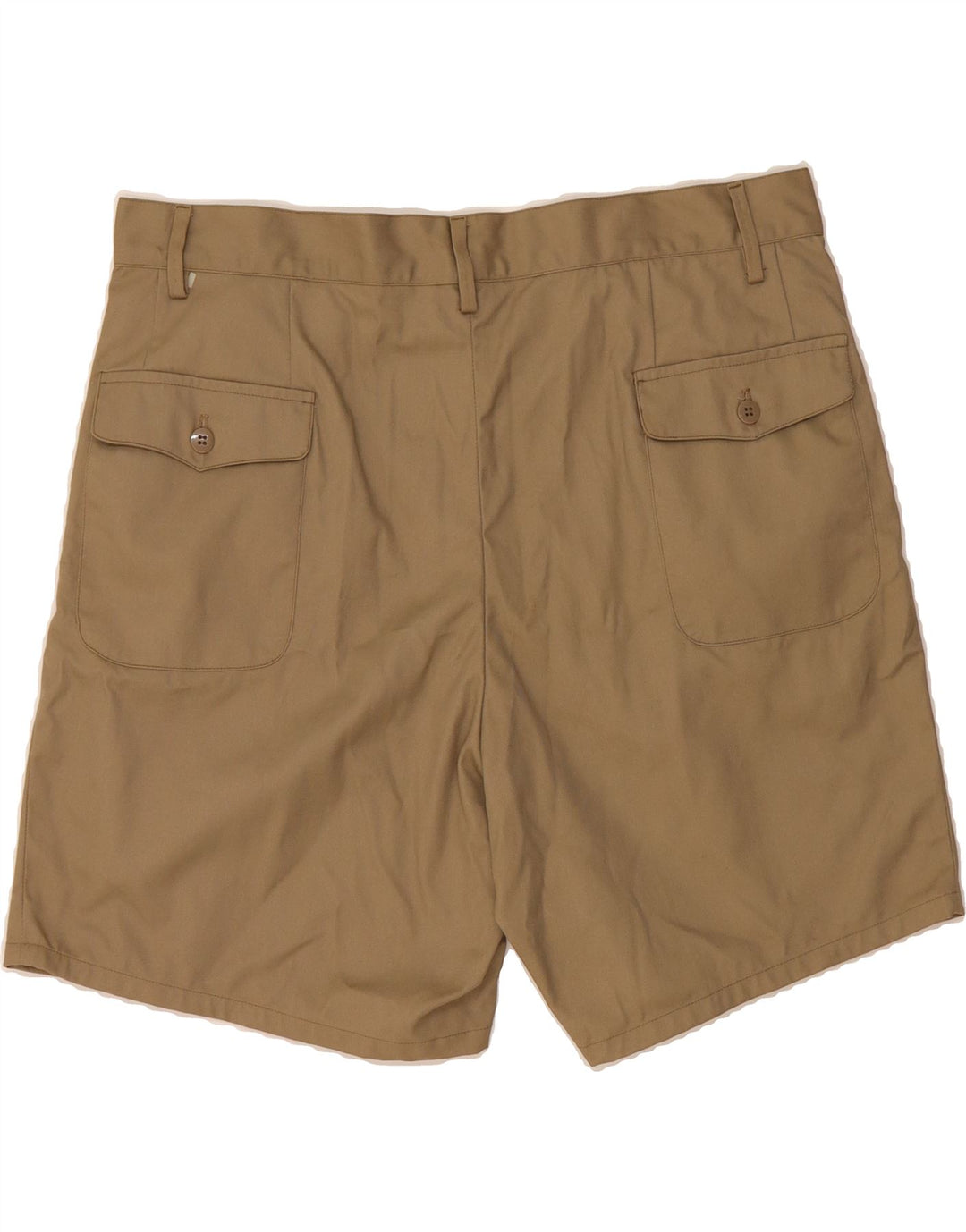 VINTAGE Mens Pegged Chino Shorts IT 54 2XL W36 Beige Polyester Vintage Vintage and Second-Hand Vintage from Messina Hembry 