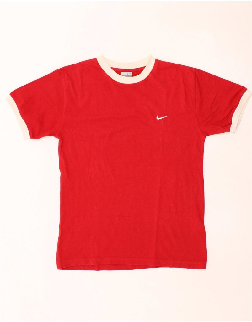 NIKE Boys T-Shirt Top 14-15 Years Red Vintage Nike and Second-Hand Nike from Messina Hembry 