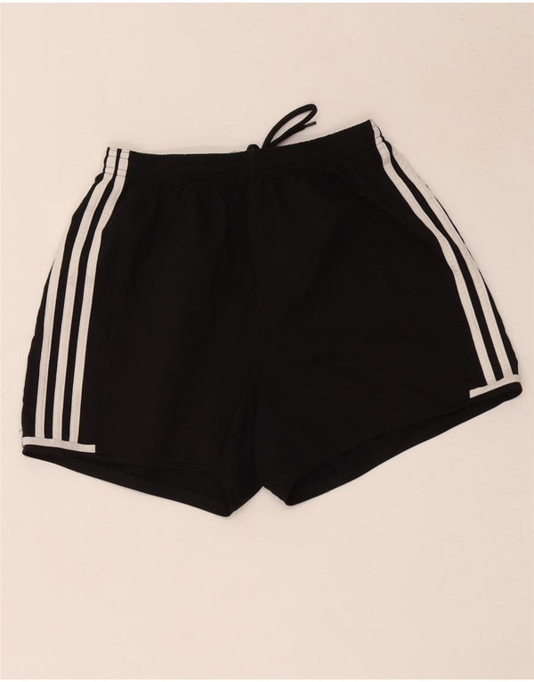 Adidas Womens Climalite Sport Shorts UK 8/10 Small Black Polyester