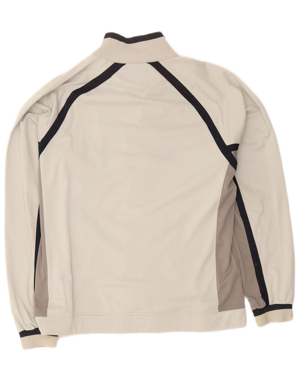 Champion Mens Tracksuit Top Jacket XL White Colourblock Polyester
