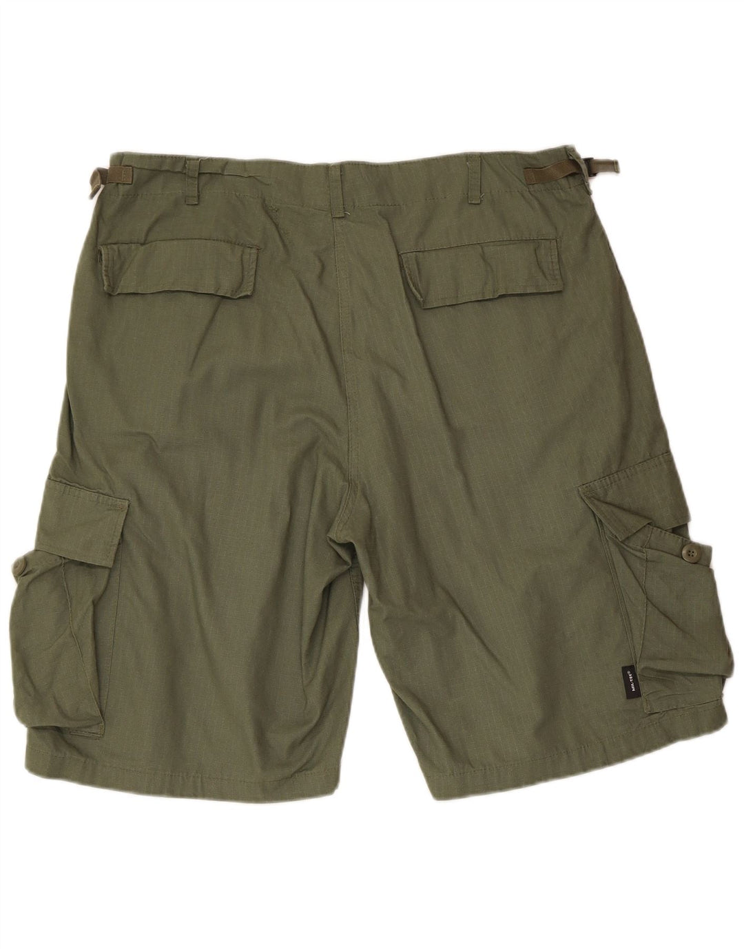 Mil-Tec Mens Cargo Shorts XL W38 Green Cotton