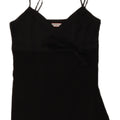 Max & Co. Womens Crop Cami Top UK 12 Medium Black Silk