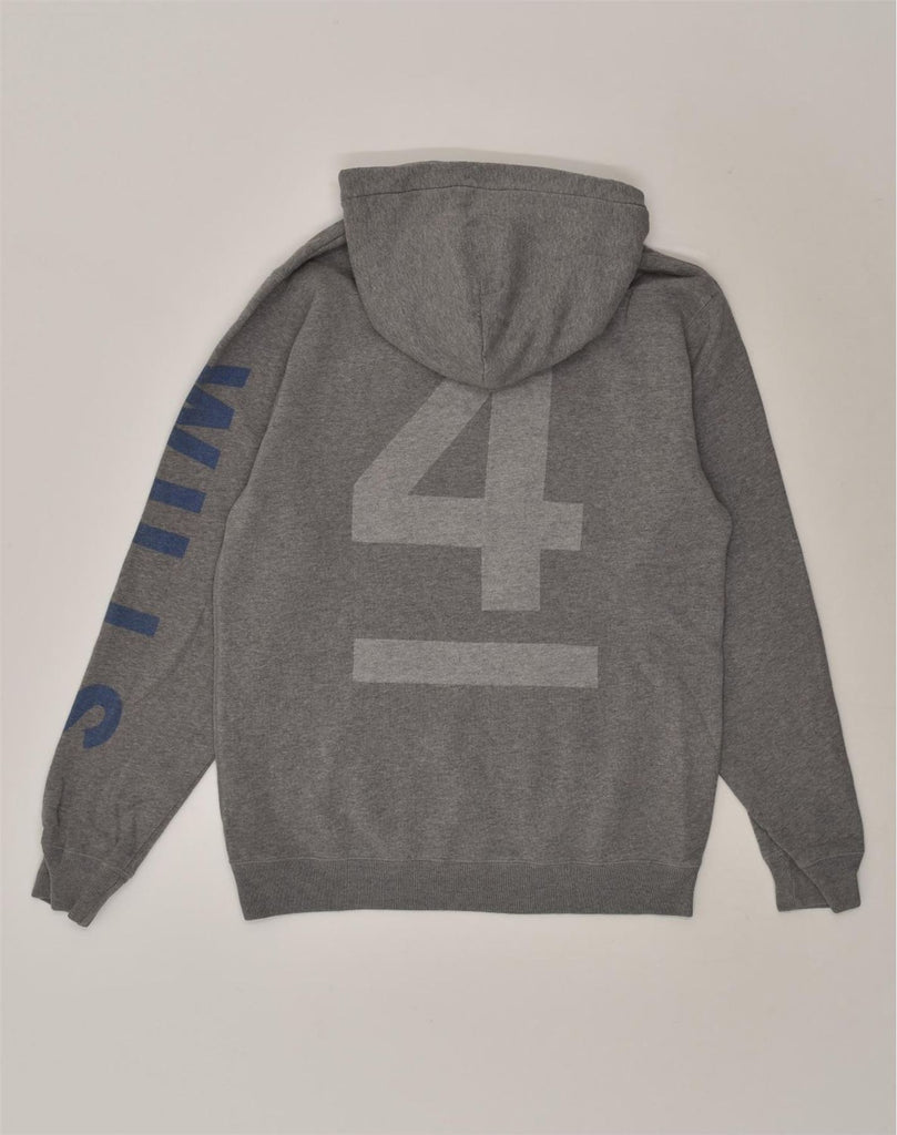 JACK WILLS Mens Graphic Hoodie Jumper Medium Grey Cotton | Vintage Jack Wills | Thrift | Second-Hand Jack Wills | Used Clothing | Messina Hembry 