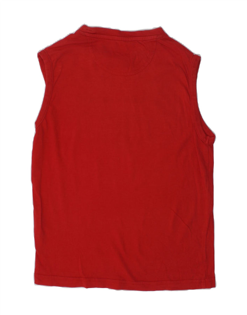 CHAMPION Boys Graphic Vest Top 7-8 Years Small Red Cotton | Vintage Champion | Thrift | Second-Hand Champion | Used Clothing | Messina Hembry 