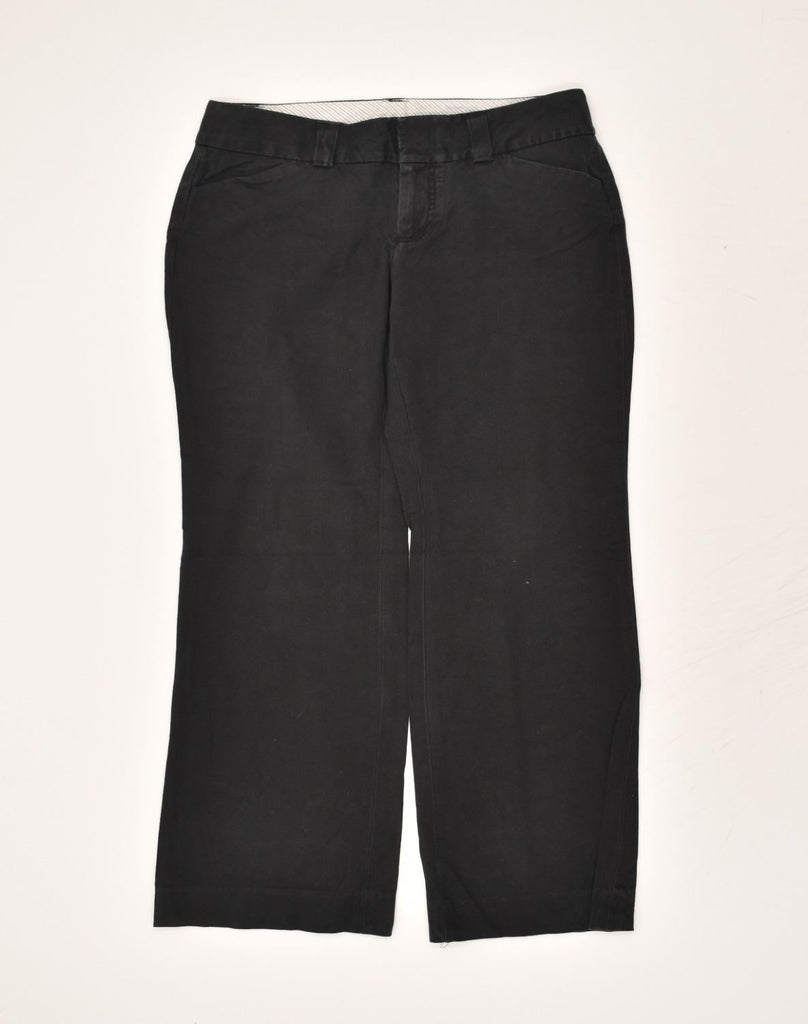 GAP Womens Flare Regular Casual Trousers US 6 Medium W32 L31 Black Cotton | Vintage Gap | Thrift | Second-Hand Gap | Used Clothing | Messina Hembry 