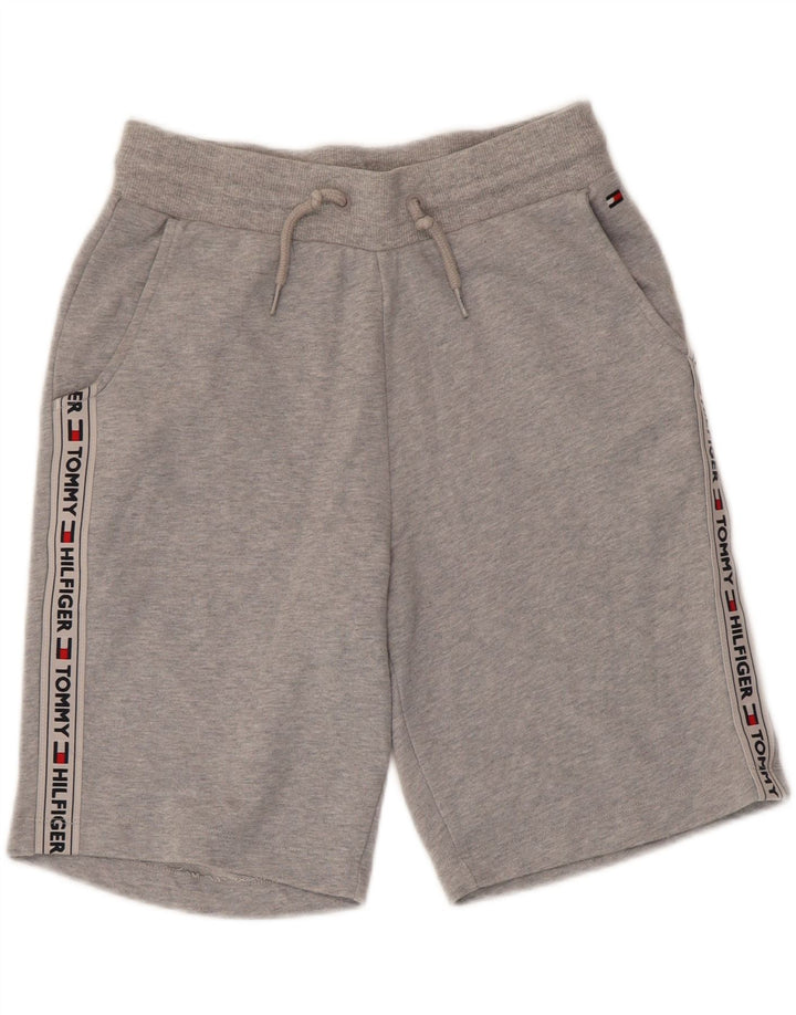 Tommy Hilfiger Mens Graphic Sport Shorts Small  Grey Cotton
