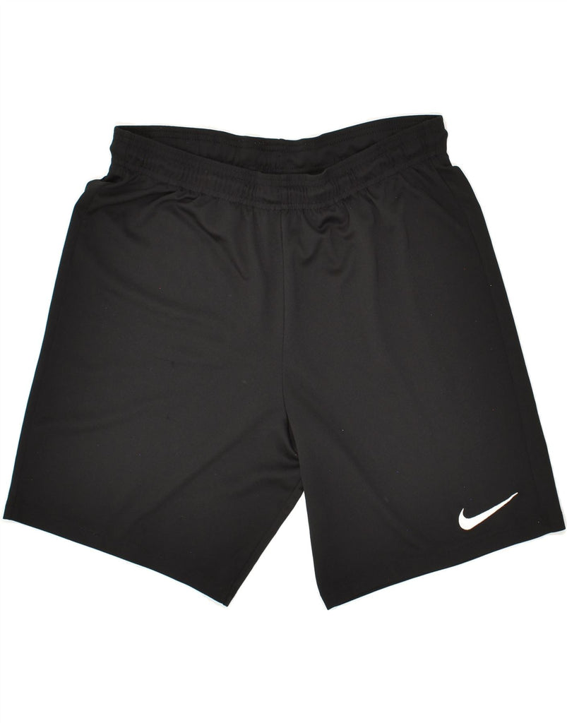 NIKE Mens Dri Fit Sport Shorts Large Black Polyester | Vintage Nike | Thrift | Second-Hand Nike | Used Clothing | Messina Hembry 
