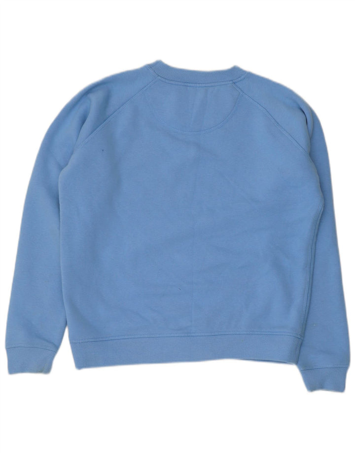 Jack Wills Womens Oversized Sweatshirt Jumper UK 8 Small Blue Cotton