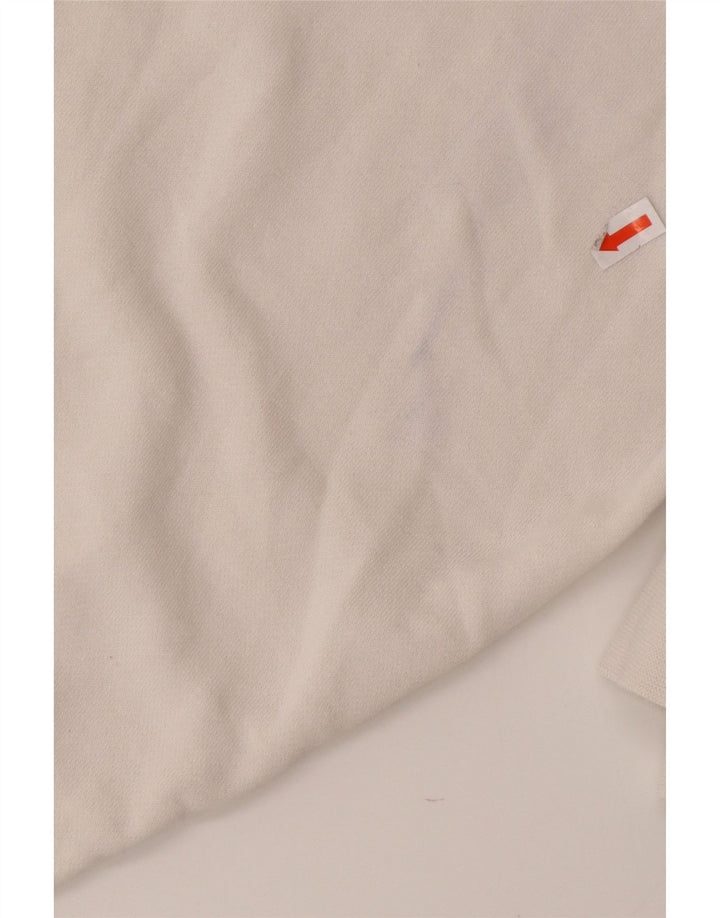NIKE Womens Oversized Crop Graphic Sweatshirt Jumper UK 16 Large White