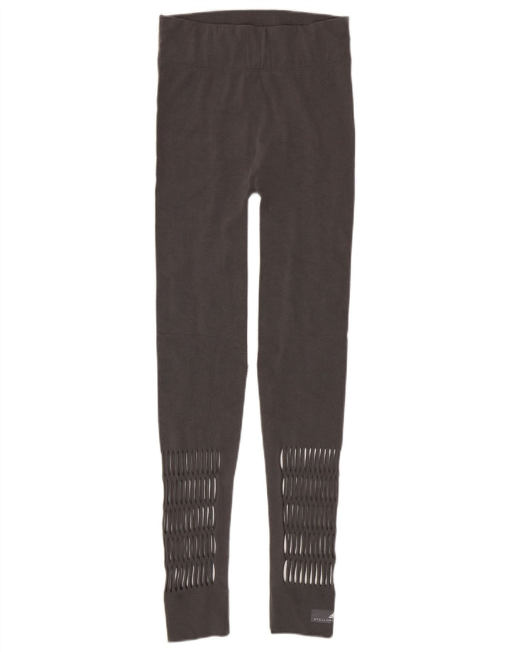 Adidas Womens Stella McCartney Graphic Leggings UK 14 Large  Grey Polyamide