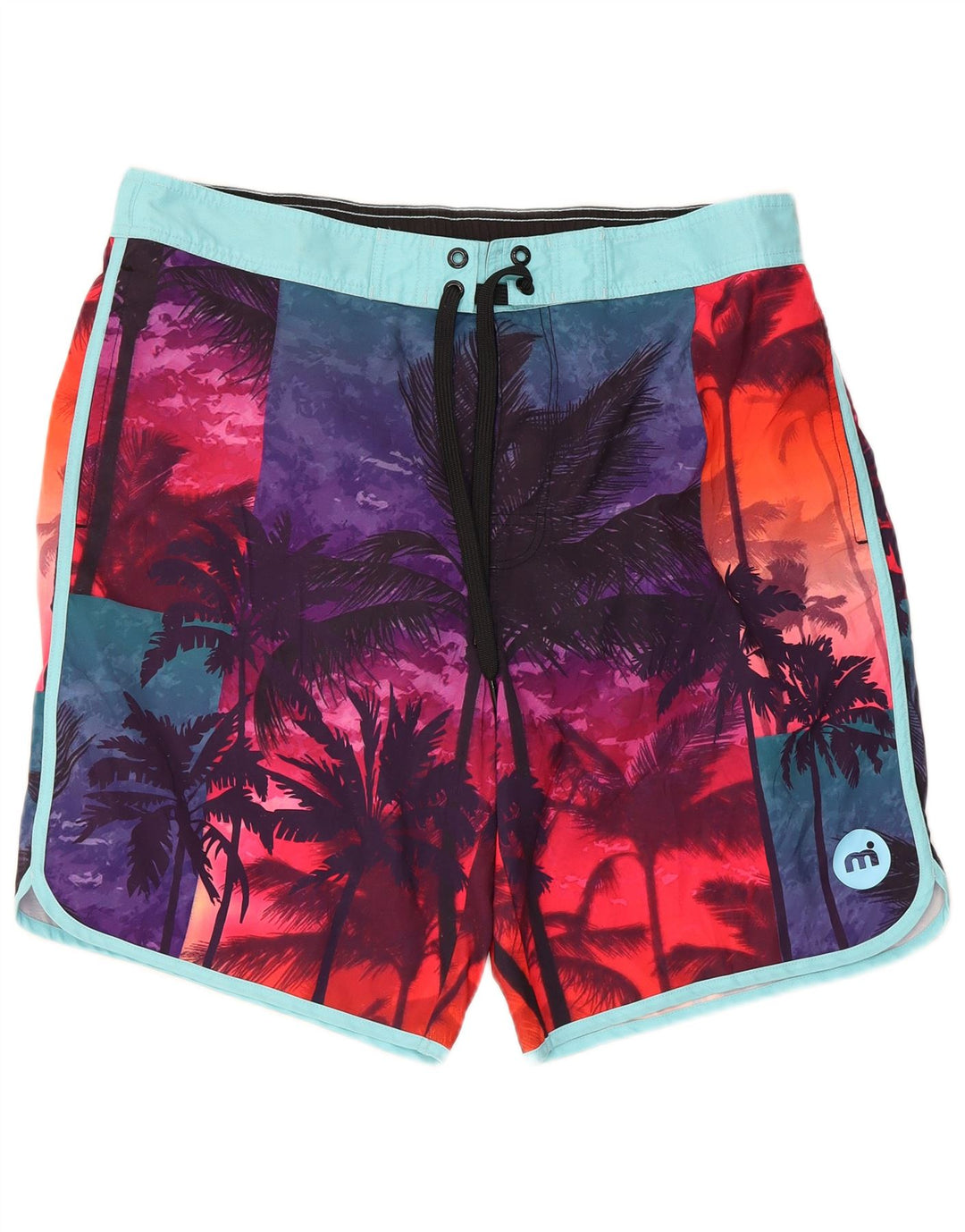 Mistral Mens Swimming Shorts 2XL  Multicoloured Floral Polyester Hawaiian