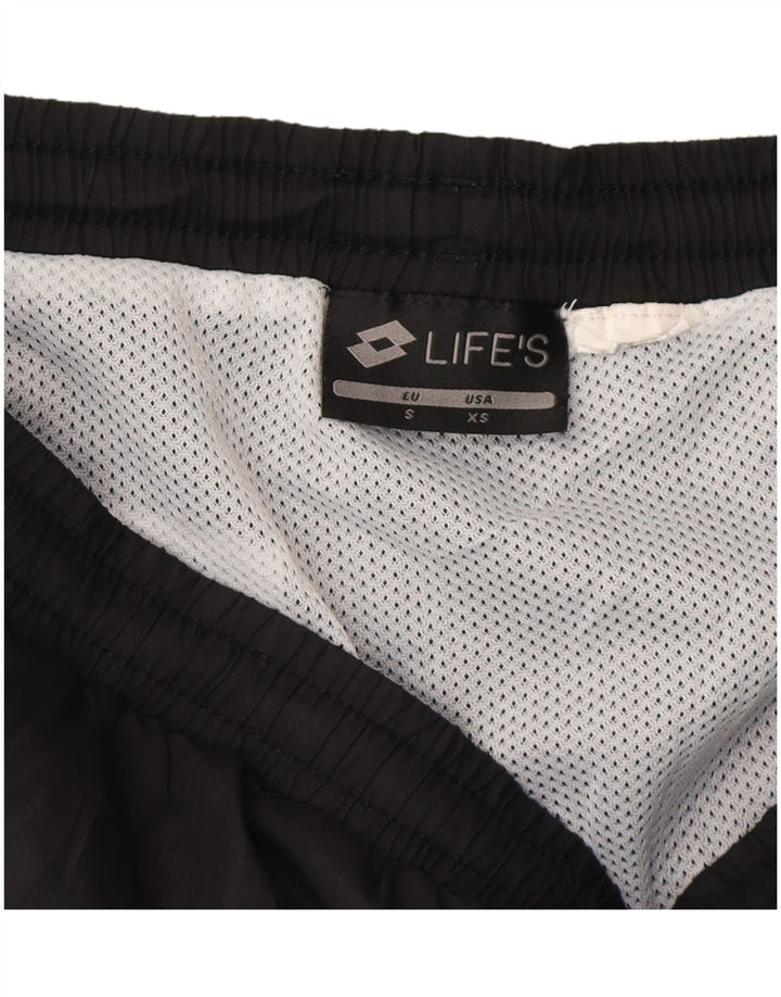 LOTTO Mens Graphic Swimming Shorts XS  Black
