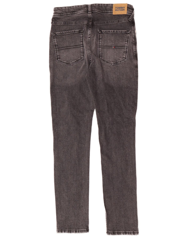 Tommy Hilfiger Boys Slim Jeans 13-14 Years W28 L28 Grey Cotton